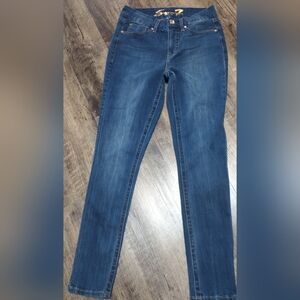 Seven 7 Stretchy Tummyless High Rise Women's Size 6 Skinny Jeans BRAND NEW